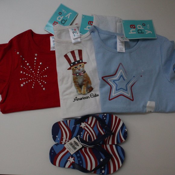 Other - NEW Fourth of July Bundle Girls 7/8